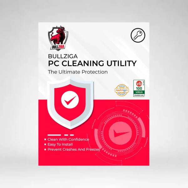 BullZIGA PC Cleaning Utility for Windows (PC Software) 3-Year | 1-Device (BullZIGA Antivirus Co)